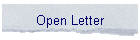 Open Letter